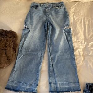 Universal Thread High Ride Wide Leg Jeans sz 16r